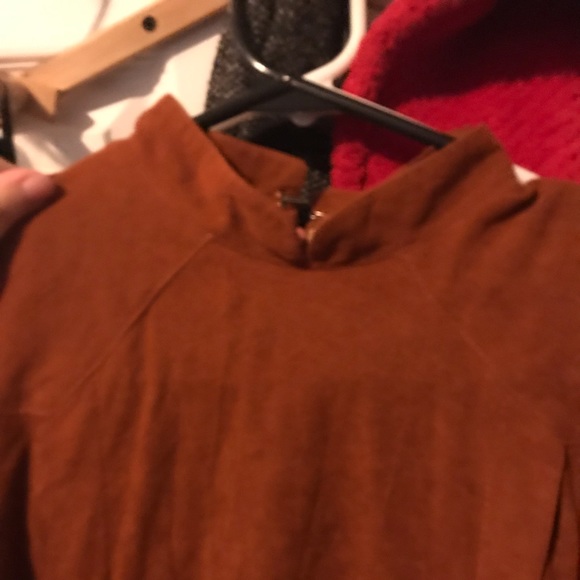 Velvety orange dress - Picture 2 of 6